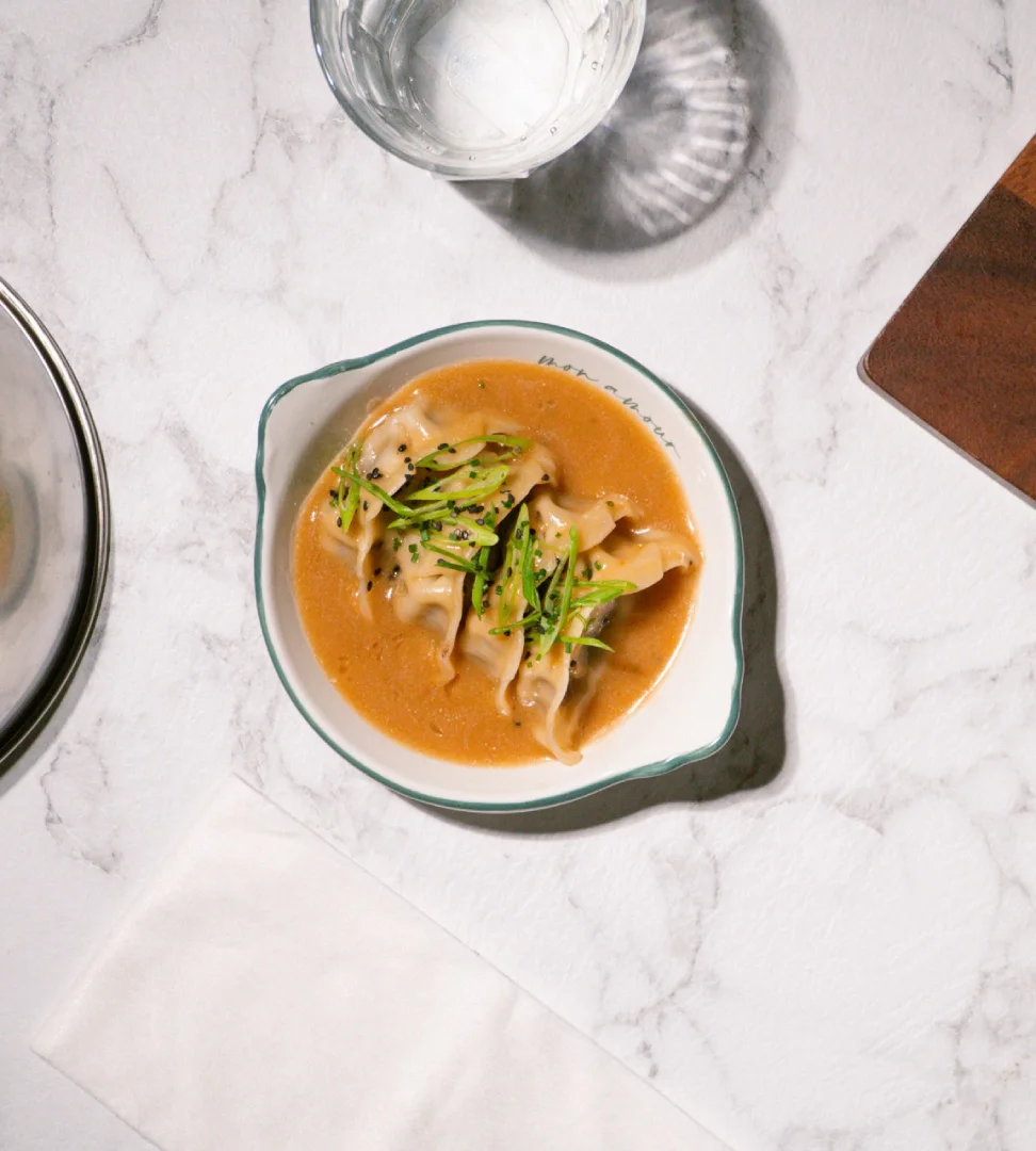 Gyozas de rabo de toro